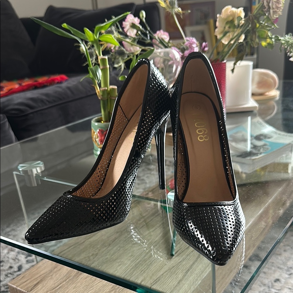Black Stiletto Heels